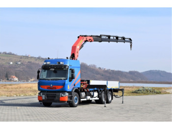 Bortu kravas automašīna/ Platforma, Kravas auto ar manipulatoru Renault Premium 410: foto 2