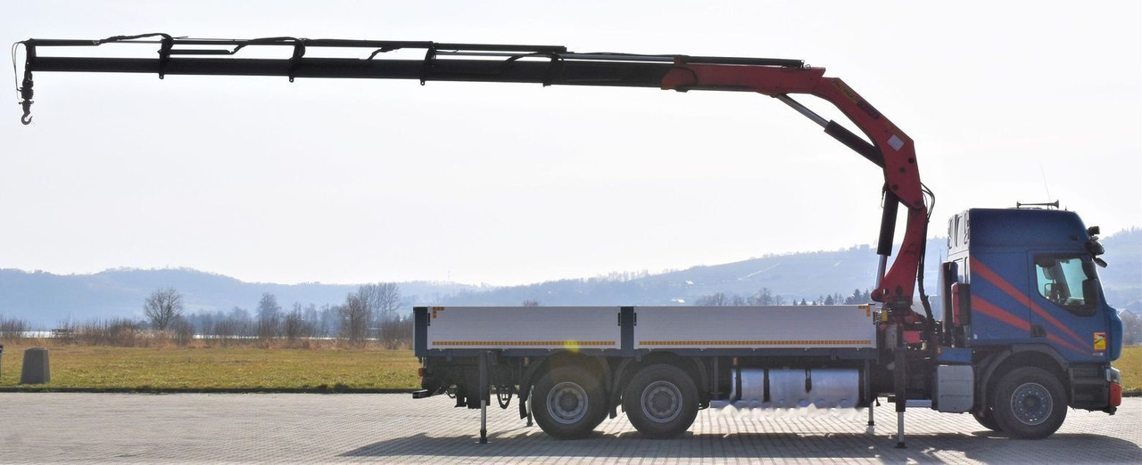 Bortu kravas automašīna/ Platforma, Kravas auto ar manipulatoru Renault Premium 410: foto 5