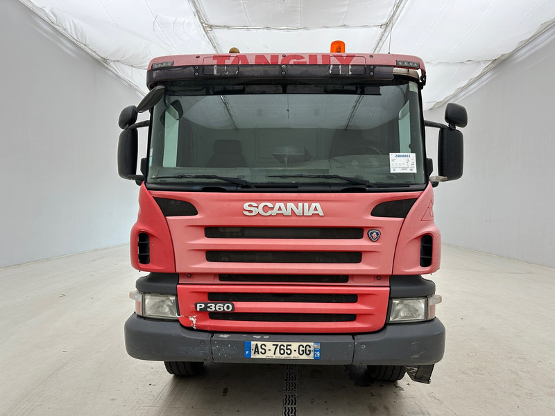 Bortu kravas automašīna/ Platforma, Kravas auto ar manipulatoru Scania P400 - 6x4: foto 2