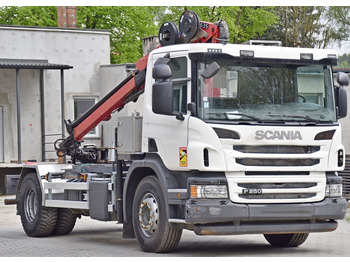 Scania P 250 * HMF 635 K2 + FUNK * TOPZUSTAND  - Kravas auto ar manipulatoru, Šasija kravas automašīna: foto 4