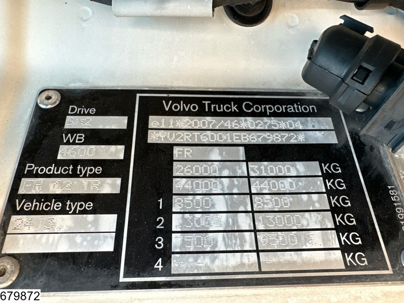 Šasija kravas automašīna Volvo FH 540 EURO 6, Standairco: foto 6