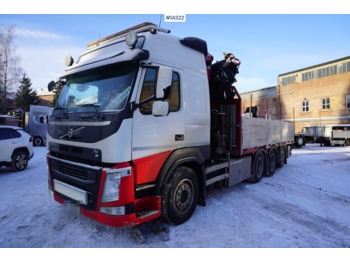 Bortu kravas automašīna/ Platforma, Kravas auto ar manipulatoru Volvo FM500: foto 1