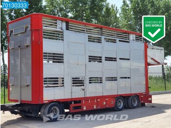 DAF XF105.460 6X2 Manual SSC Berdex Livestock Cattle Transport Euro 5 - Lauksaimniecības piekabe