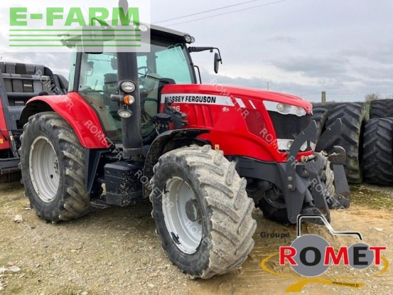 Traktors Massey Ferguson 7716 d6 ef: foto 6