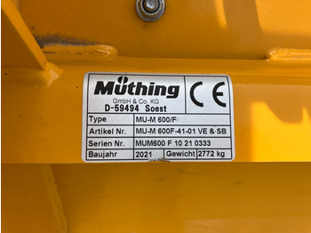 Müthing MU-M 600/F - Pļaujmašīna-smalcinātājs: foto 3