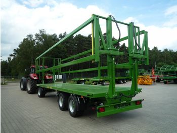 Jaunā Lauksaimniecības piekabe Pronar 3-achs Ballentransportwagen TO 26 M einschl. hydr. Ladungssicherung, 18 t: foto 1
