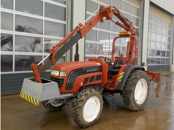  2006 Foton 4WD Tractor, Front Weights, Rear Mounted Crane - Traktors