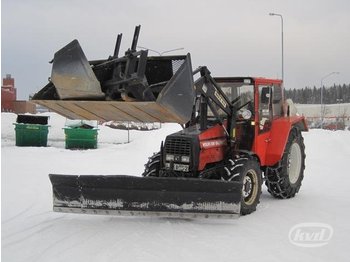 Volvo BM Valmet 705-4 Traktor med lastare plog & skopor  - Traktors