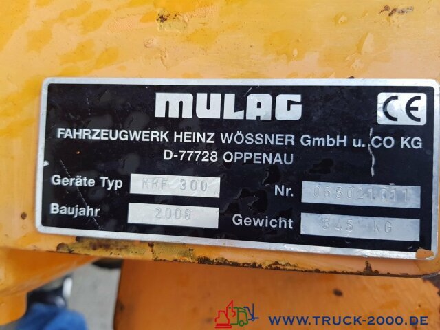 Izlices pļaujmašīna Unimog Mulag MRF 300 Schlegelmähkopf MS + Ausleger: foto 6