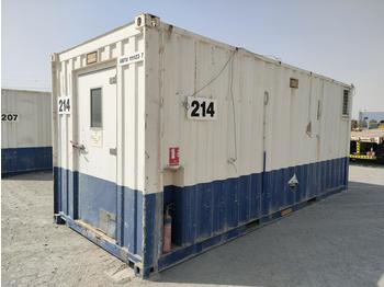 Celtniecības konteiners 20' Battery Charger Container c/w Battery Chargers, Batteries, Modified Battery Racks, Heaters, Split A/C Units (GCC DUTIES NOT PAID): foto 1