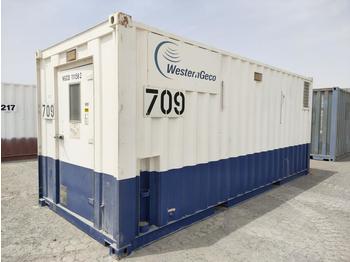 Celtniecības konteiners 20' Battery Charger Container c/w Battery Chargers, Batteries, Modified Battery Racks, Split Type A/C Units (GCC DUTIES NOT PAID): foto 1