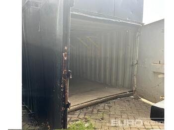Jūras konteiners 20' x 8' Steel Container (Door Damaged and Roof Leaks) (Sold Offsite - to be collected from Friel Construction Newtack Farm, Walsall Road, Great Wryley, WS6 6AP): foto 1