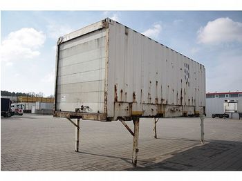 Maināmā virsbūve - furgons BDF Wechselkoffer 7,45 Rolltor kran - stapelbar: foto 1