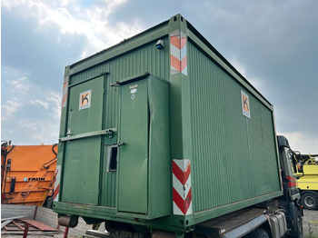 Būvgružu konteineru/ Pacēlāji ar āķi sistēma Büro Container mit Heizung Licht Tisch Schränke: foto 3