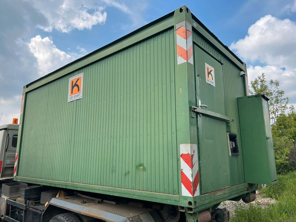 Būvgružu konteineru/ Pacēlāji ar āķi sistēma Büro Container mit Heizung Licht Tisch Schränke: foto 4