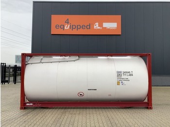 Tank konteiners CIMC tankcontainers TOP: 20FT, 24.030L tankcontainer, L4BN, UN Portable, T11, steam heating, bottom discharge, 5Y + CSC-test: 03/2024: foto 1