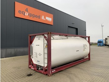 Tank konteiners CIMC tankcontainers TOP: 20FT, 24.920L tankcontainer, L4BN, UN Portable, T11, steam heating, bottom discharge, 5Y + CSC-test: 12/2023: foto 1