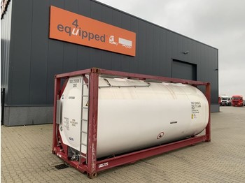 Tank konteiners CIMC tankcontainers TOP: 20FT, 24.940L tankcontainer, L4BN, UN Portable, T11, steam heating, bottom discharge, 5Y + CSC-test: 03/2024: foto 1