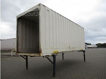 Maināmā virsbūve - furgons / - Jumbo Wechselkoffer OHNE Rolltor 7,45 m: foto 1