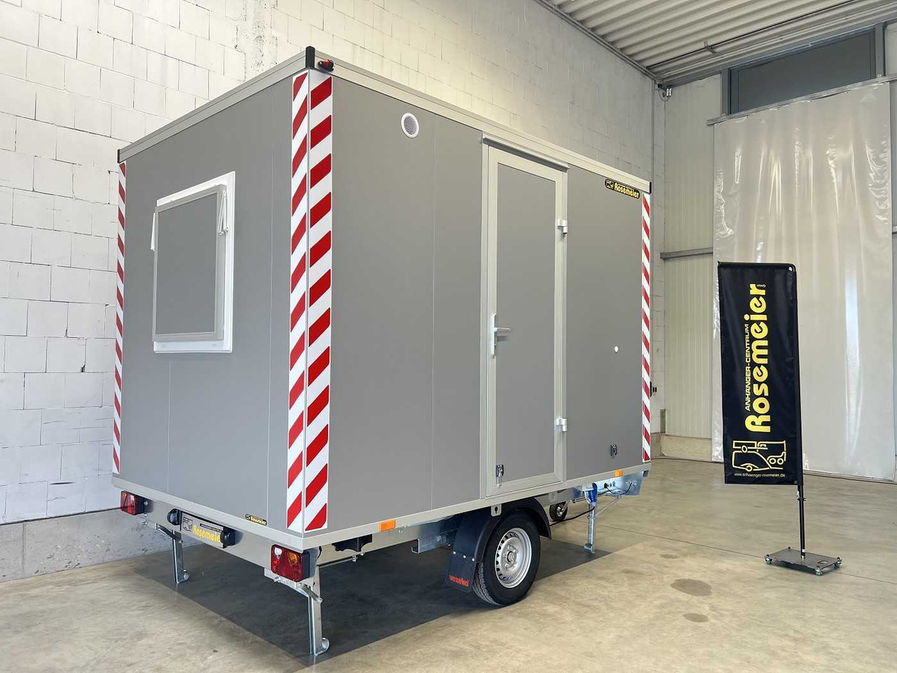 Jaunā Celtniecības konteiners, Piekabe Mobi 3200 WC Mannschaftswagen: foto 7