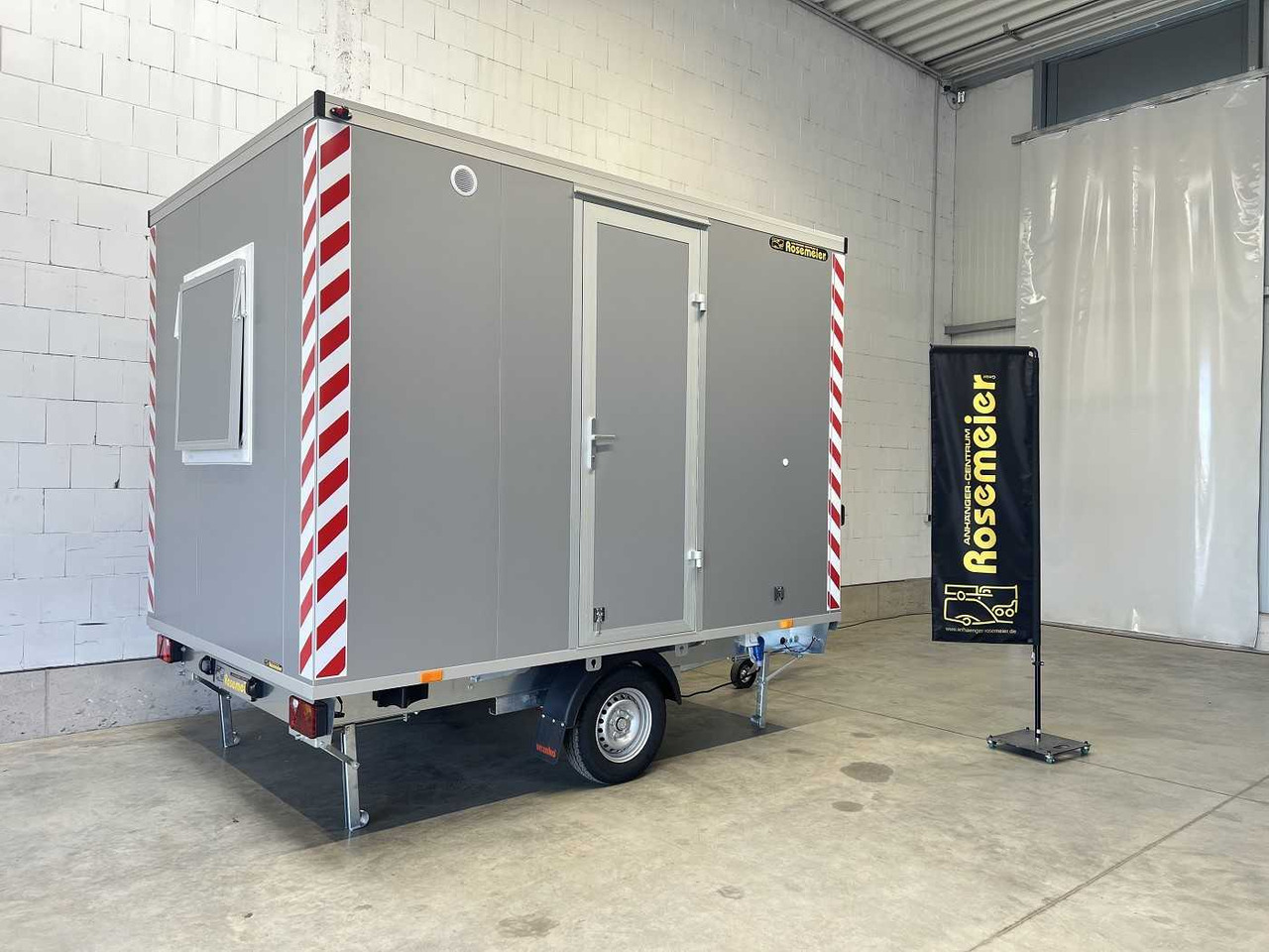 Jaunā Celtniecības konteiners, Piekabe Mobi 3200 WC Mannschaftswagen: foto 6