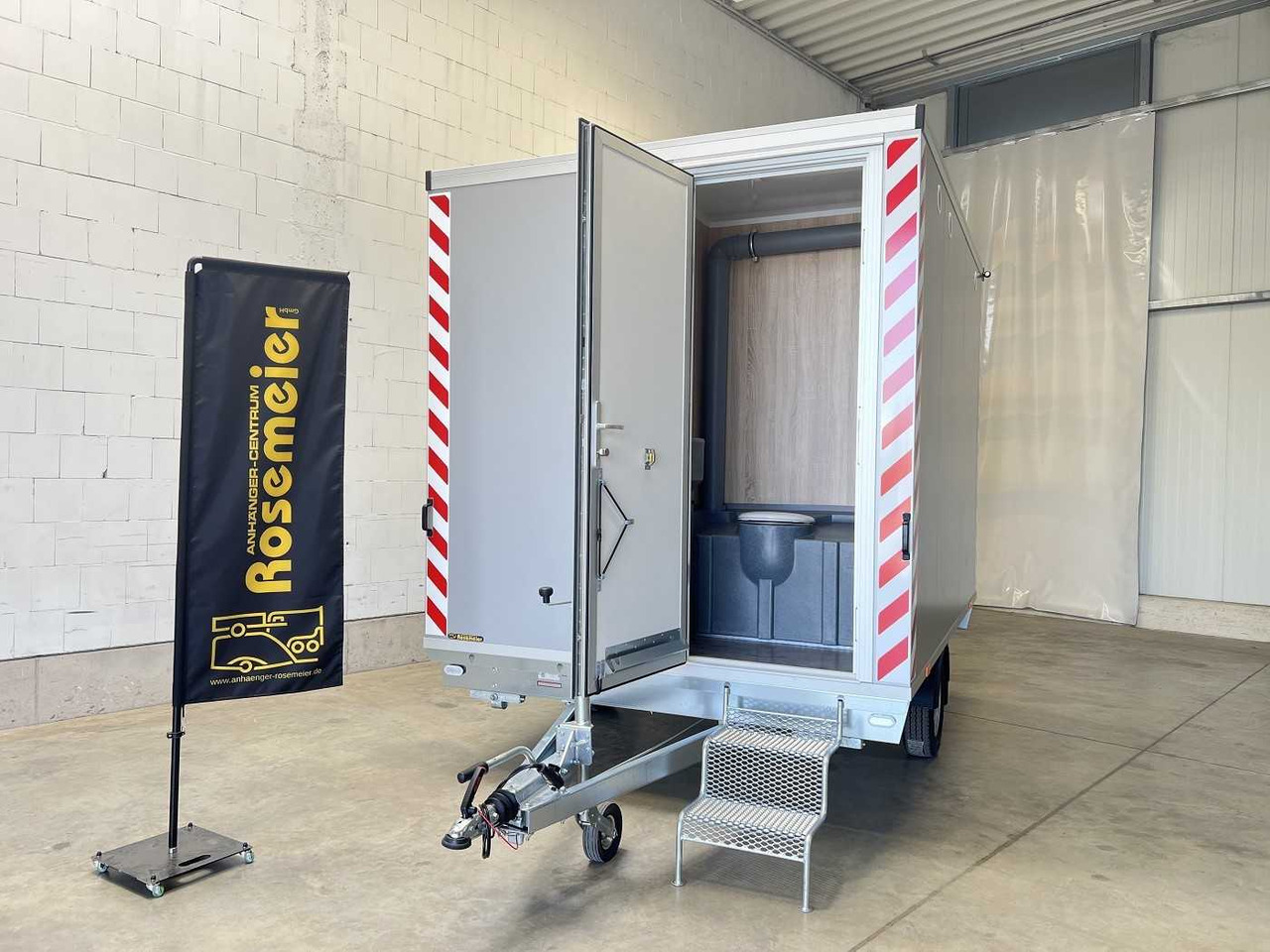 Jaunā Celtniecības konteiners, Piekabe Mobi 3200 WC Mannschaftswagen: foto 21