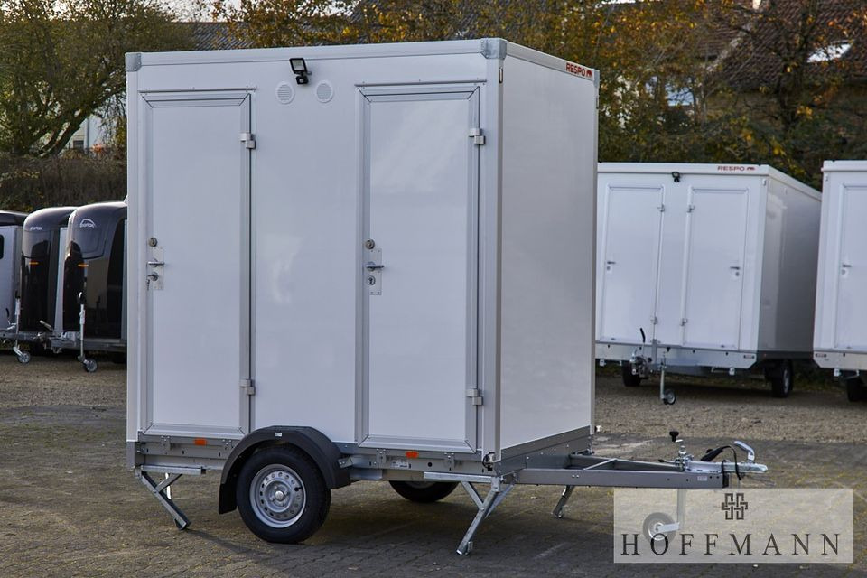 Jaunā Celtniecības konteiners, Piekabe RESPO RESPO Anhänger Mobile Doppeltoilette und Wasserspülung: foto 3