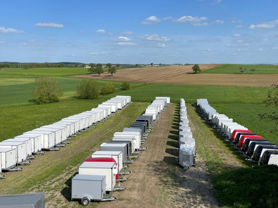 Jaunā Celtniecības konteiners, Piekabe RESPO RESPO Anhänger Mobile Doppeltoilette und Wasserspülung: foto 17
