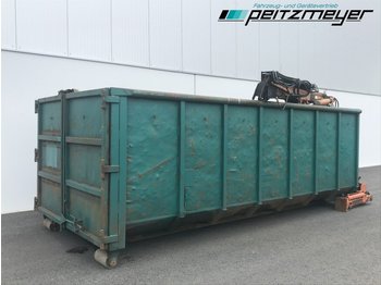 Huka konteiners Stegk Abrollcontainer 22 m³ Container mit Atlas 80.1 - 7,3/2 Hochstand / 4 + 5 Steuerkreis: foto 1