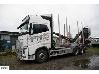 Meža piekabe VOLVO FH650 6x4 Timber Truck with Crane and Trailer: foto 1