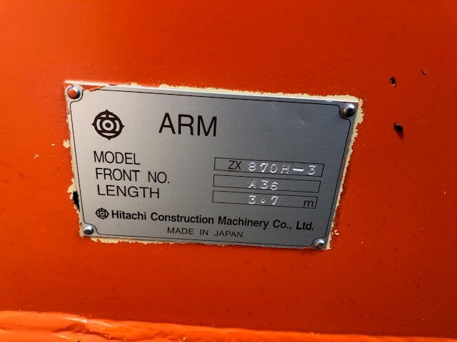Strēle - Kāpurķēžu ekskavators HITACHI ZX870-3H: foto 6