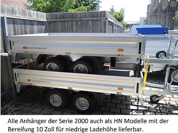 Auto piekabe Humbaur - HN255221 GR Tandemanhänger 2,5to Hochlader