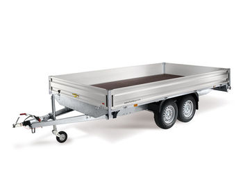 HUMBAUR HT flatbed trailer - Bortu piekabe/ Platforma