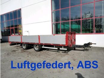 Renders 18 t Tandem  Baustoffanhänger - Bortu piekabe/ Platforma