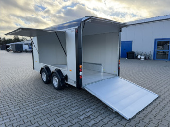 Jaunā Piekabe slēgtā virsbūve Debon C800 furgon van trailer 3000 KG GVW car transporter Cheval Debon: foto 3