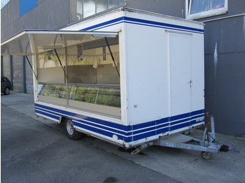 Hoffmann Verkaufsanhänger mit Kühltheke, Fischwagen - Piekabe