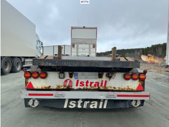 Istrail 3-akslet krokhenger m/ tipp - Multilift/ Būvgružu konteinera piekabe: foto 5