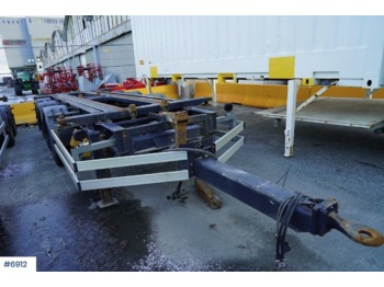 Multilift/ būvgružu konteinera piekabe F.A.G containerkjerre