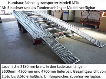 Piekabe autovedējs Humbaur - MTK153622 Fahrzeugtransporter Autotransporter