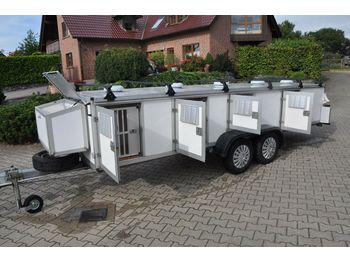Piekabe dzīvnieku pārvadāšanai WT Metall Hundeanhänger 10 Thermo Boxen