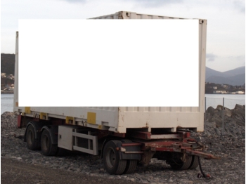 Trailerbygg Containerhenger - Piekabe noņemamā virsbūve/ Konteineru vedējs