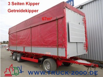 Kempf 3-Seiten Getreidekipper 67m³   9.80m Aufbaulänge - Piekabe pašizgāzējs
