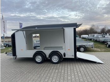 Debon C800 furgon van trailer 3000 KG GVW car transporter Cheval Liber - Piekabe slēgtā virsbūve