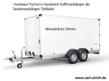 Piekabe slēgtā virsbūve Humbaur - Sandwich Kofferanhänger HK303718 - 20PF30