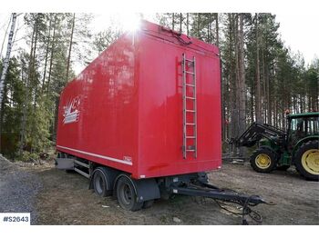 TYLLIS 4PVH Wood Chip Combi trailer with hydraulics - Piekabe slēgtā virsbūve