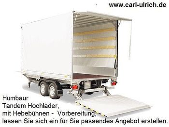 Piekabe tenta Humbaur - HT354121 Hebebühnen-Anhänger Rohrzugdeichsel
