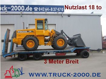 LANGENDORF TUE 24/80 3 Achsen Nutzlast 18to 3 m Breit - Piekabe zema profila platforma