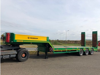 scorpion 54 Ton Triple Axle Semi Lowboy - Piekabe zema profila platforma