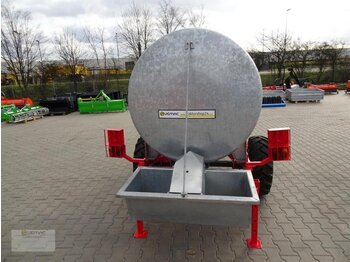 Jaunā Piekabe cisterna, Lauksaimniecības piekabe Vemac Wasserwagen 3000 Liter Wasserfass Wassertank Weidetränke NEU: foto 2