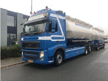 Piekabe cisterna Volvo FH 460 6X2 460 euro 5 feldbinder silo combi: foto 1